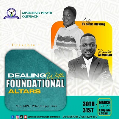 DEALING WITH FOUNDATIONAL ALTARS (ONLINE)